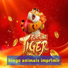 bingo animais imprimir