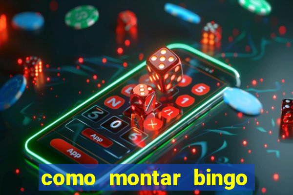 como montar bingo brinquedos toia