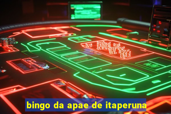 bingo da apae de itaperuna