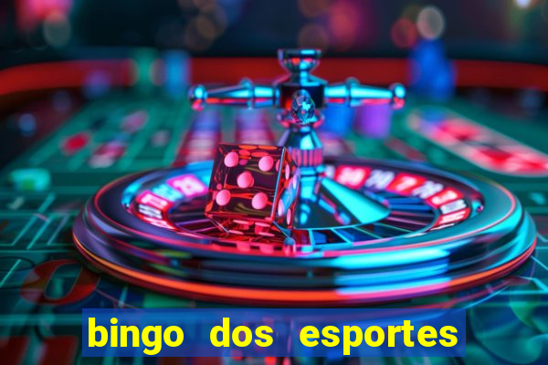 bingo dos esportes para imprimir