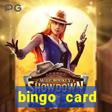 bingo card generator with pictures