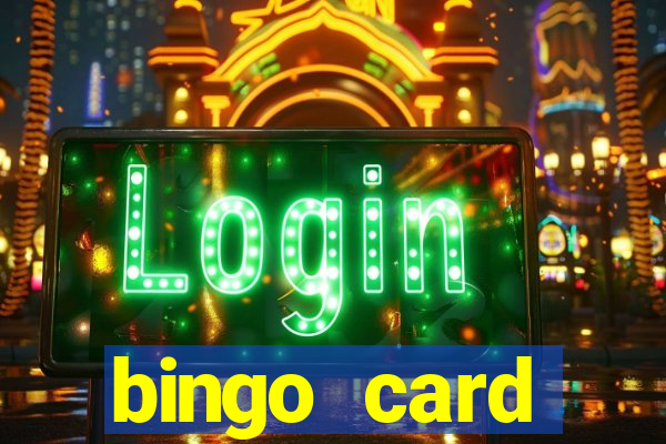 bingo card generator with pictures