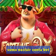 como excluir conta bet