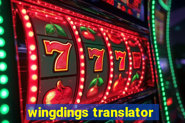 wingdings translator