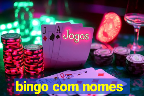 bingo com nomes