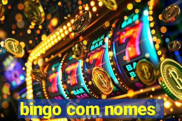 bingo com nomes