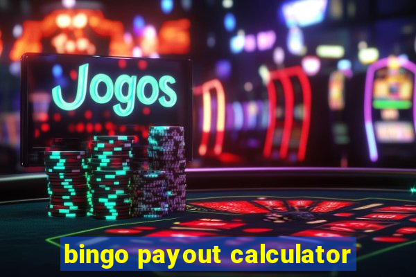 bingo payout calculator