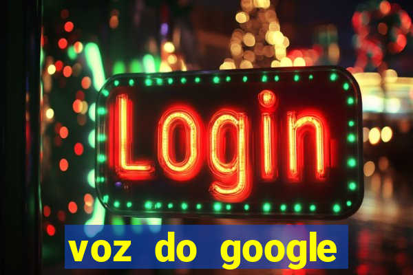 voz do google tradutor homem