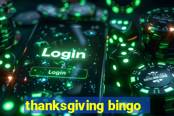 thanksgiving bingo