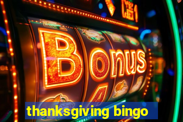 thanksgiving bingo