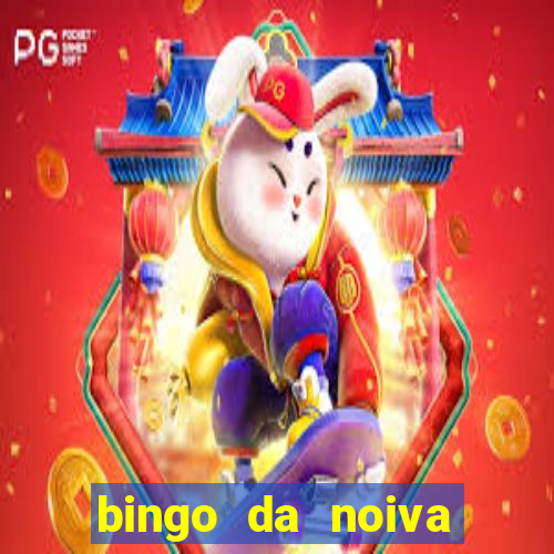 bingo da noiva para imprimir