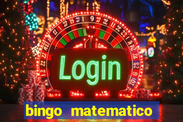 bingo matematico para ensino medio