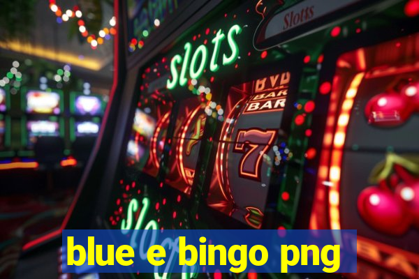 blue e bingo png