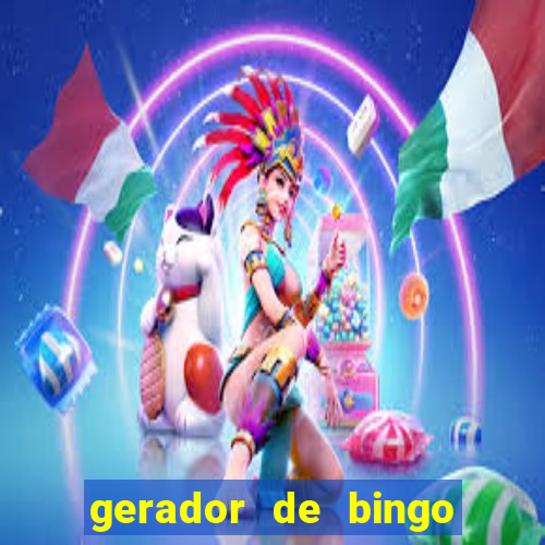 gerador de bingo de palavras