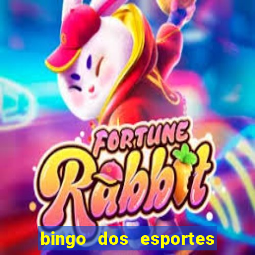 bingo dos esportes para imprimir