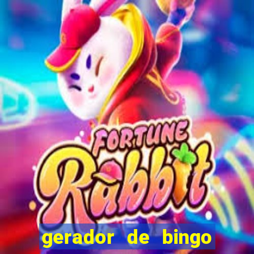 gerador de bingo cha de bebe