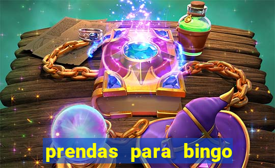 prendas para bingo de natal