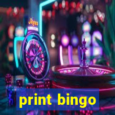 print bingo