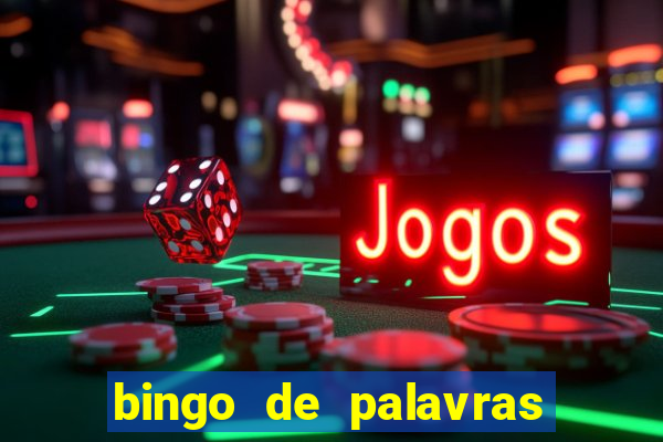 bingo de palavras de natal