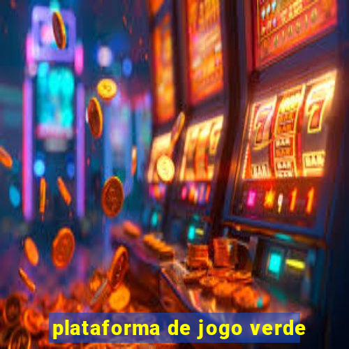 plataforma de jogo verde