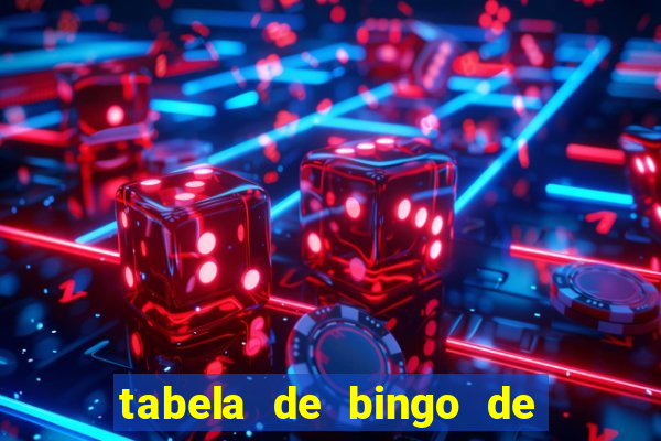 tabela de bingo de 1 a 100