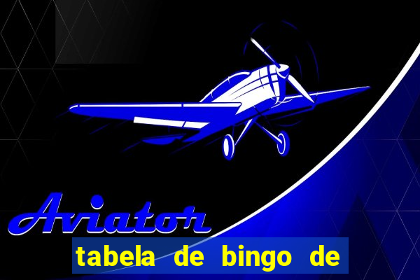 tabela de bingo de 1 a 100