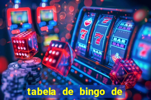 tabela de bingo de 1 a 100