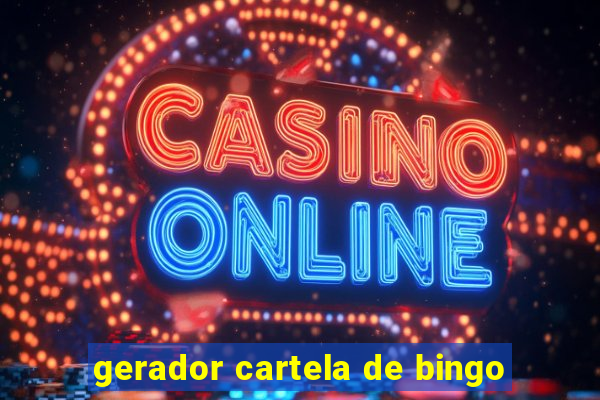 gerador cartela de bingo