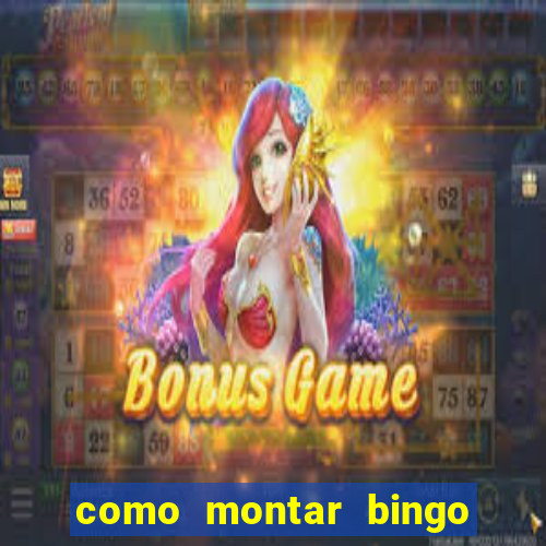 como montar bingo brinquedos toia