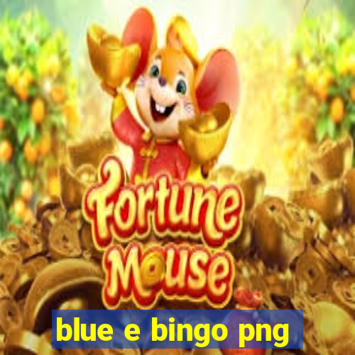 blue e bingo png