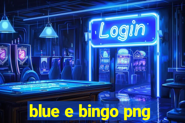 blue e bingo png